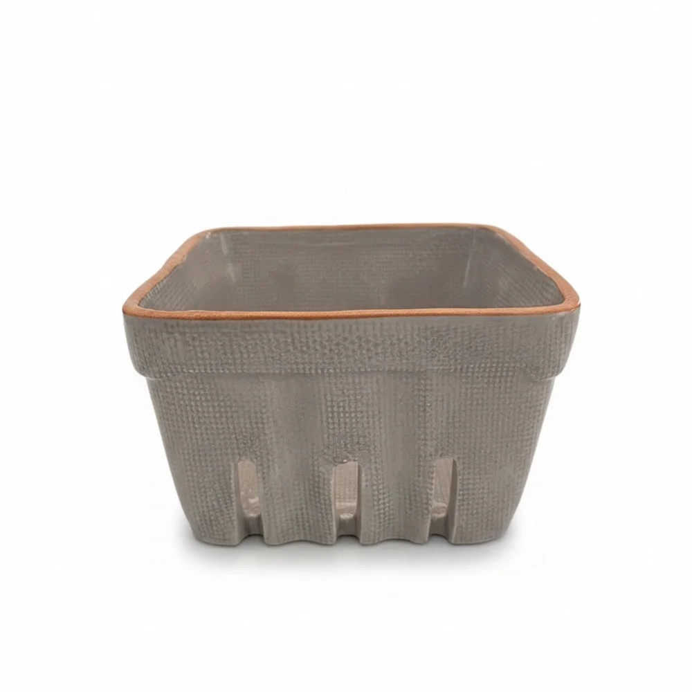 NWT Anthropologie Linnea Stoneware Fruit Basket in Lilac